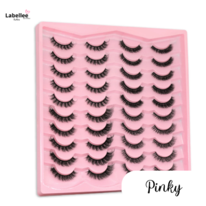 Pestañas estilo natural y Ruso paquetes de 20 pares y 4 estilos diferentes