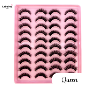 Pestañas estilo natural pack de 20 pares