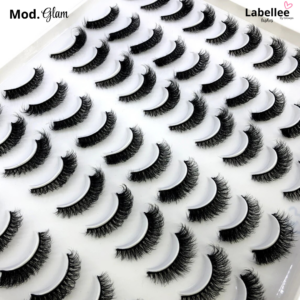 Pestañas postizas estilo natural profesional paquete 30 pares